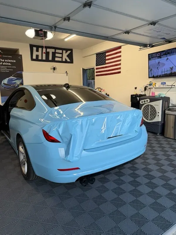 BMW — Baby Blue Wrap